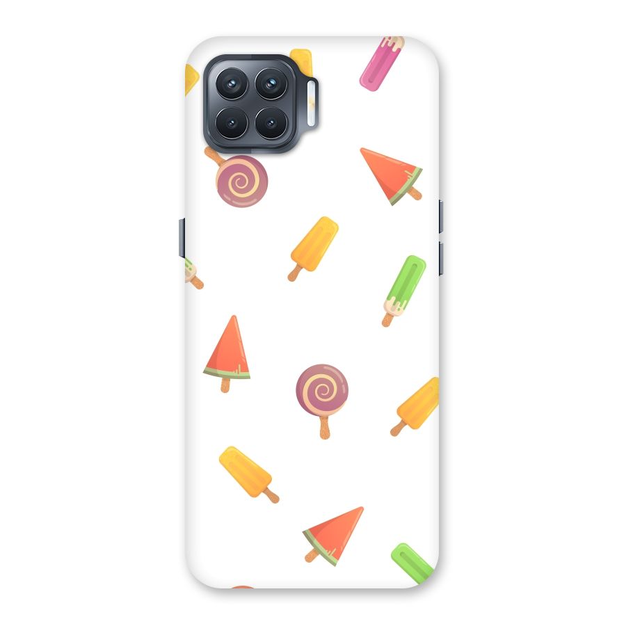 Ice Cream Colors Back Case for Oppo F17 Pro
