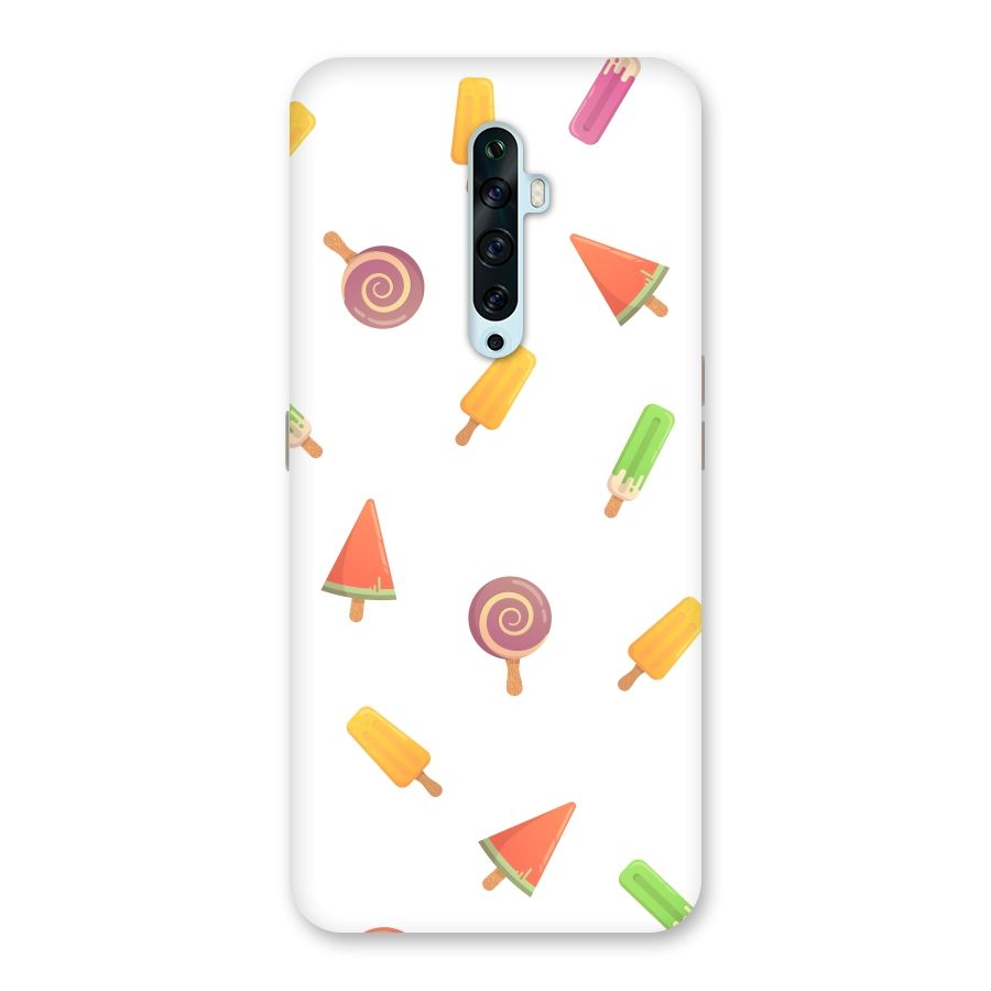 Ice Cream Colors Back Case for Oppo Reno2 F