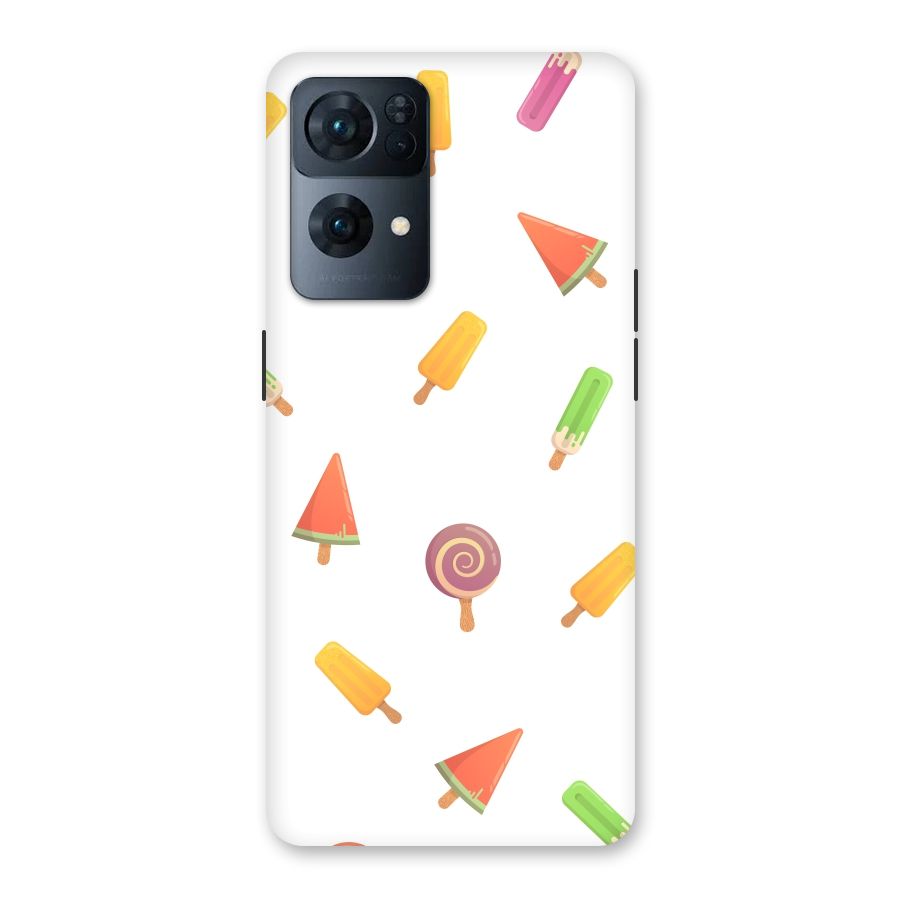 Ice Cream Colors Back Case for Oppo Reno7 Pro 5G