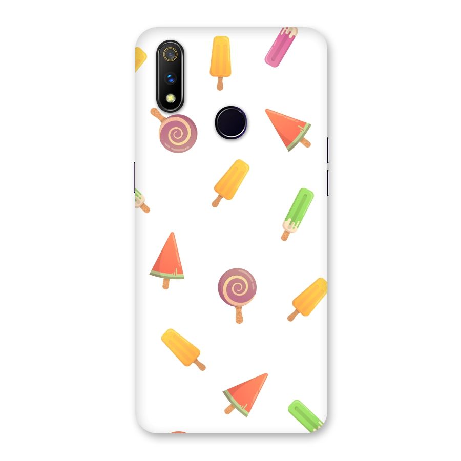 Ice Cream Colors Back Case for Realme 3 Pro