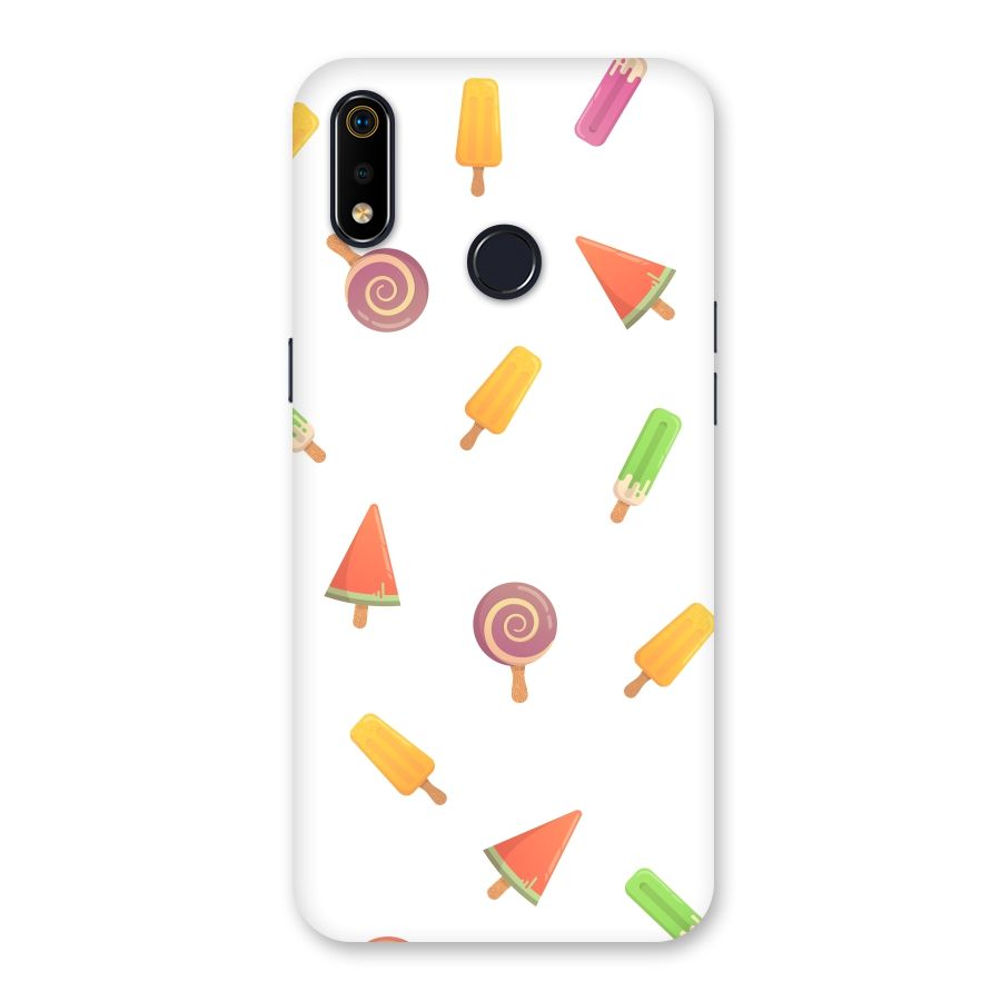 Ice Cream Colors Back Case for Realme 3i