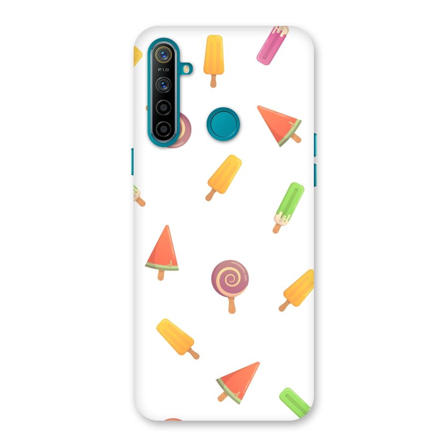 Ice Cream Colors Back Case for Realme 5i
