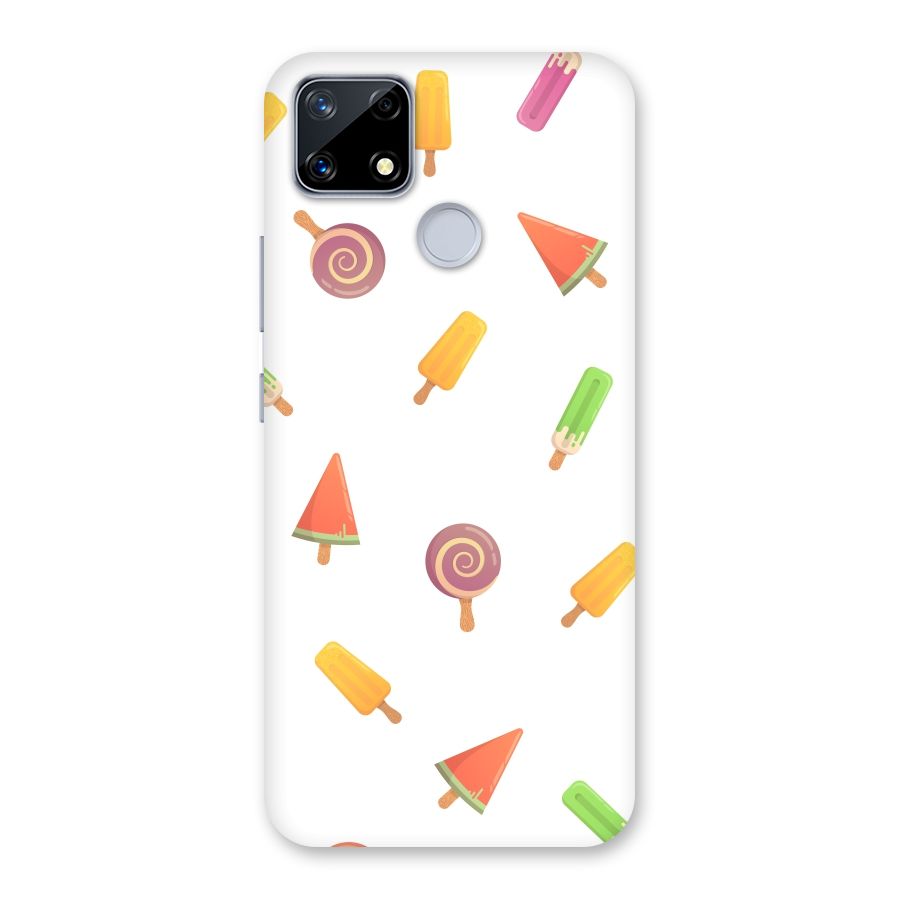Ice Cream Colors Back Case for Realme Narzo 20