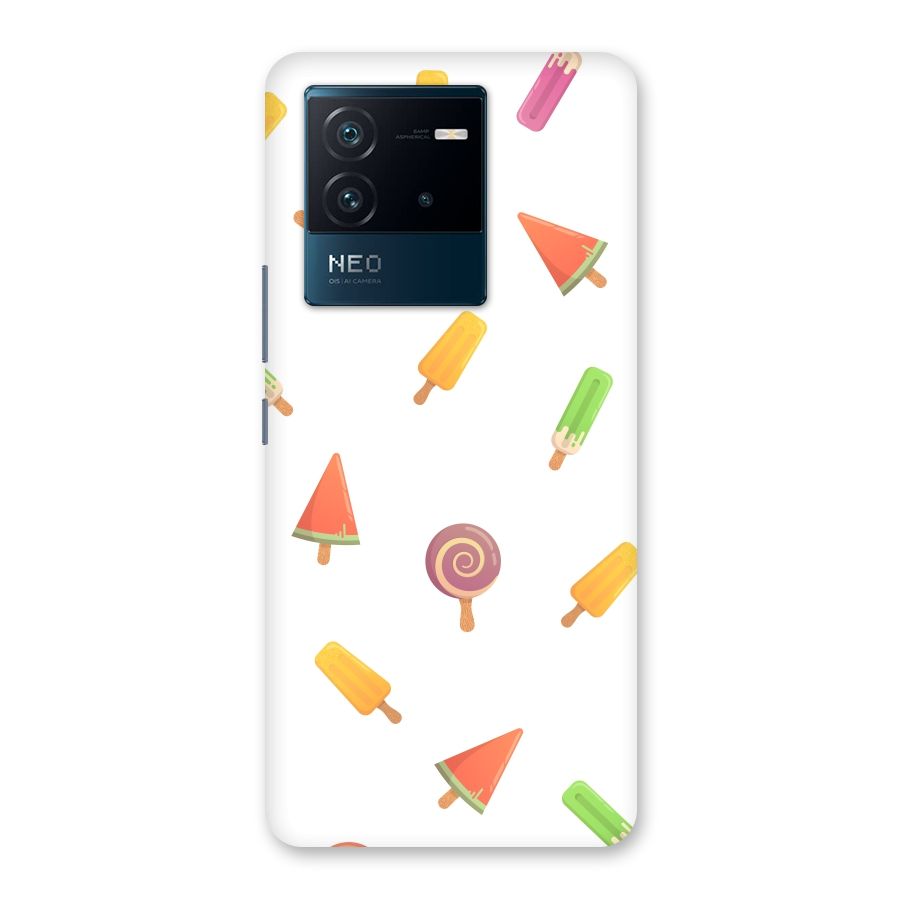 Ice Cream Colors Back Case for Vivo iQOO Neo 6 5G