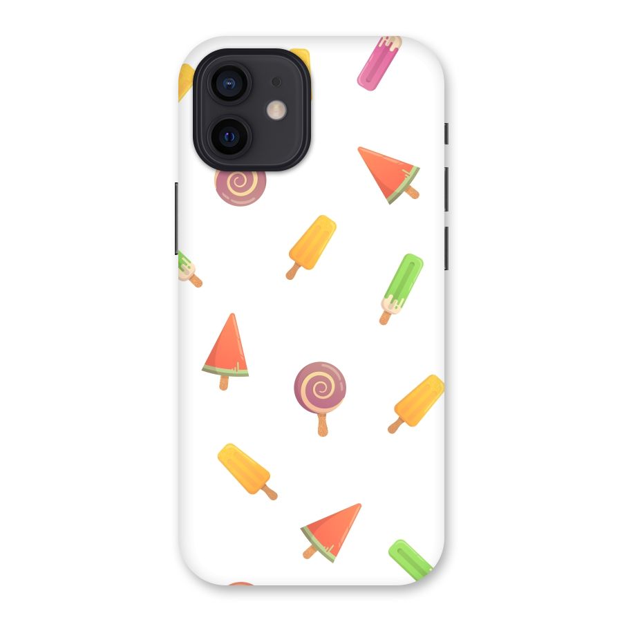 Ice Cream Colors Back Case for iPhone 12