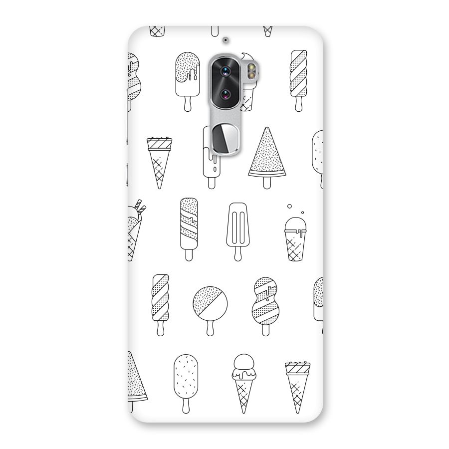 Ice Cream Lines Back Case for Coolpad Cool 1