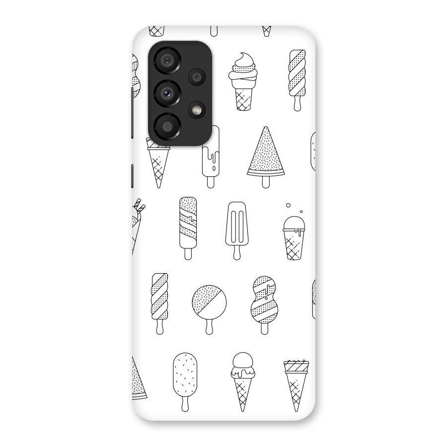 Ice Cream Lines Back Case for Galaxy A33 5G