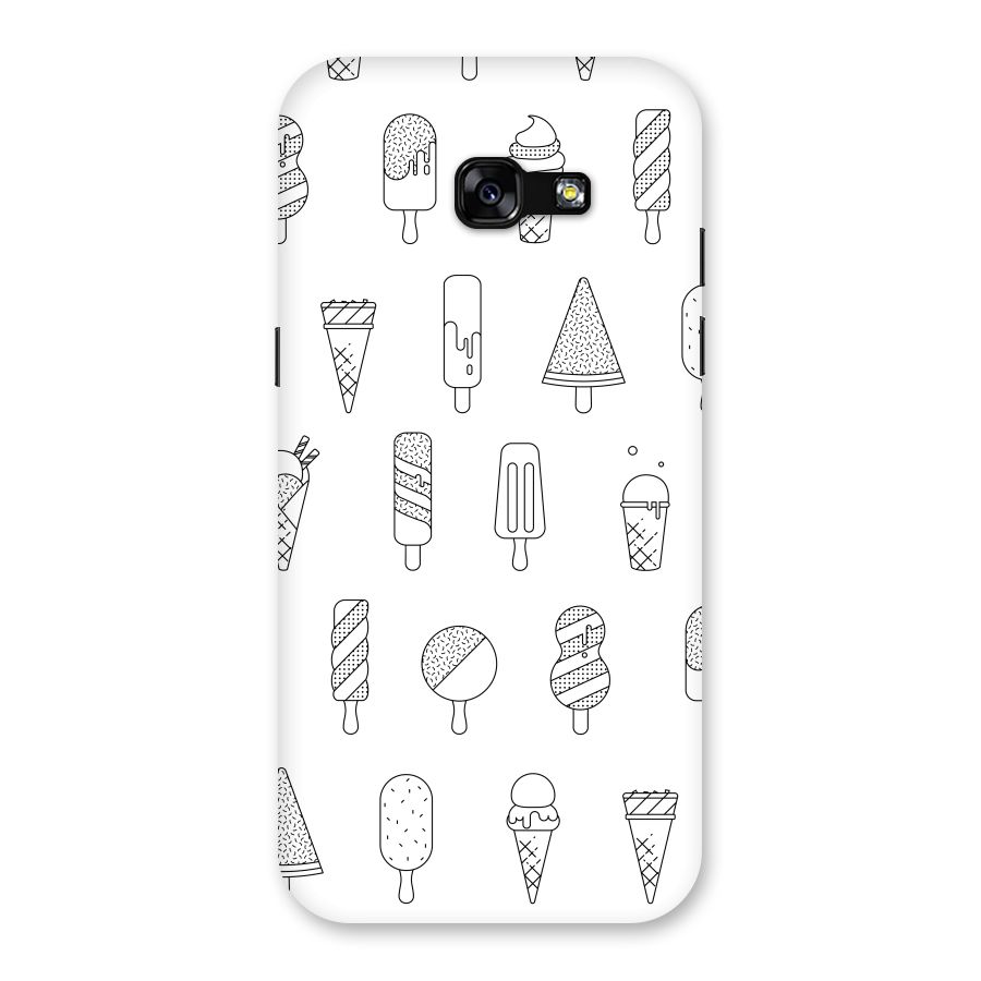 Ice Cream Lines Back Case for Galaxy A5 2017