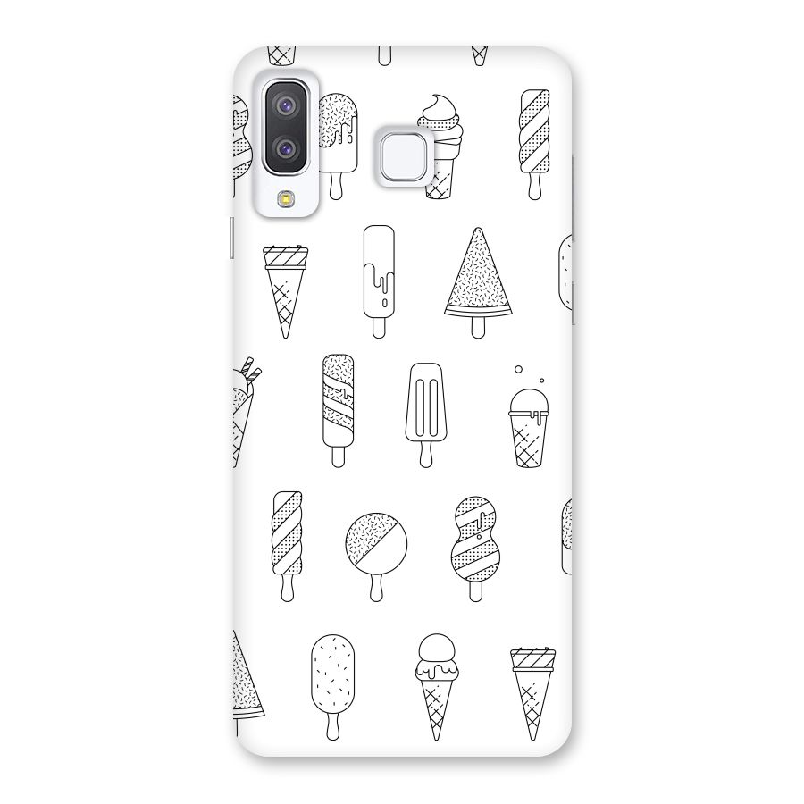 Ice Cream Lines Back Case for Galaxy A8 Star