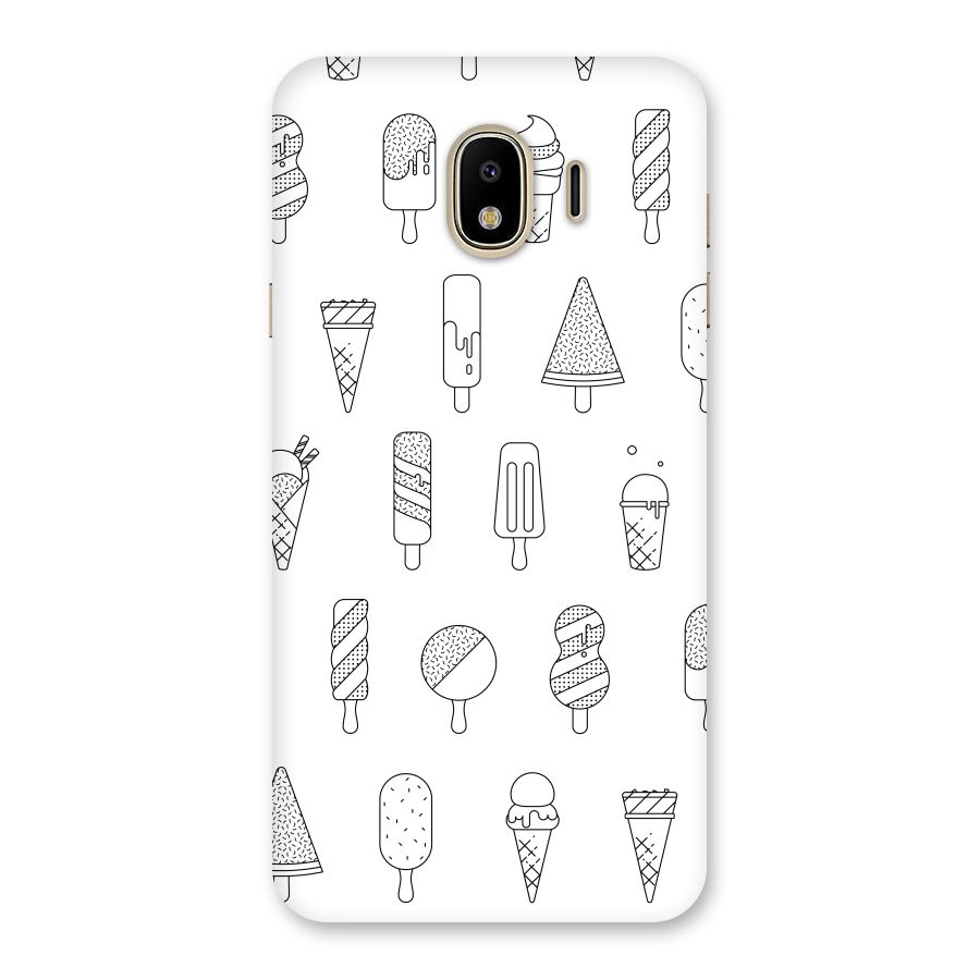 Ice Cream Lines Back Case for Galaxy J4