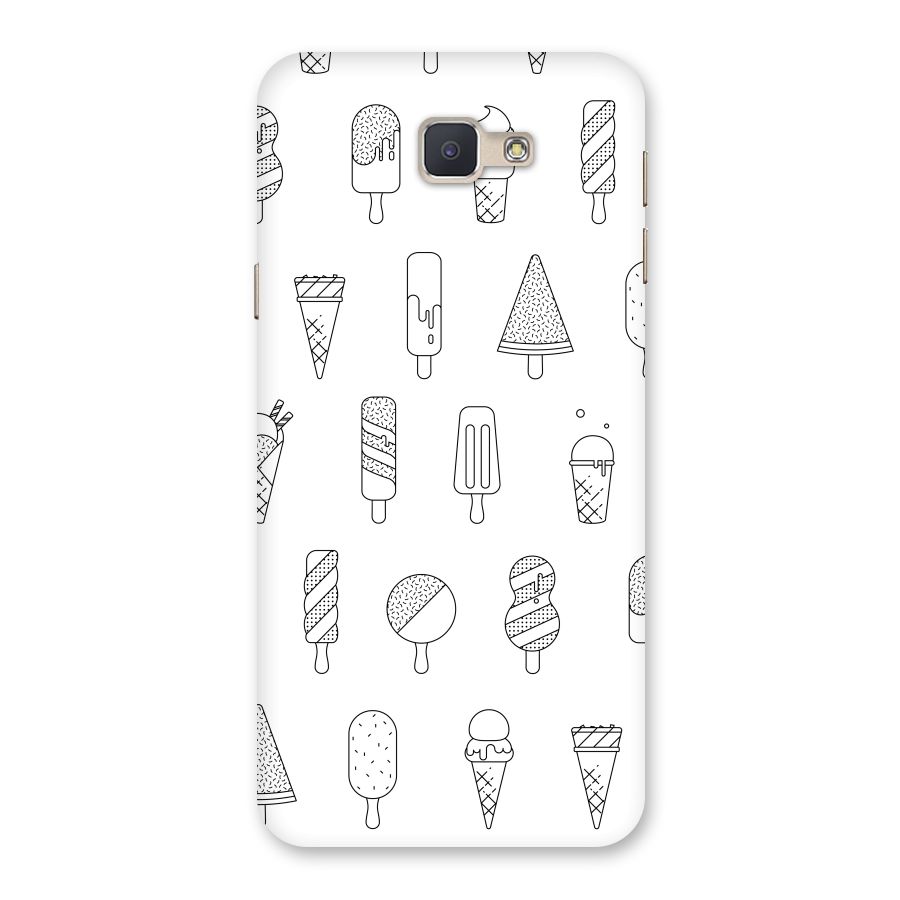 Ice Cream Lines Back Case for Galaxy J5 Prime