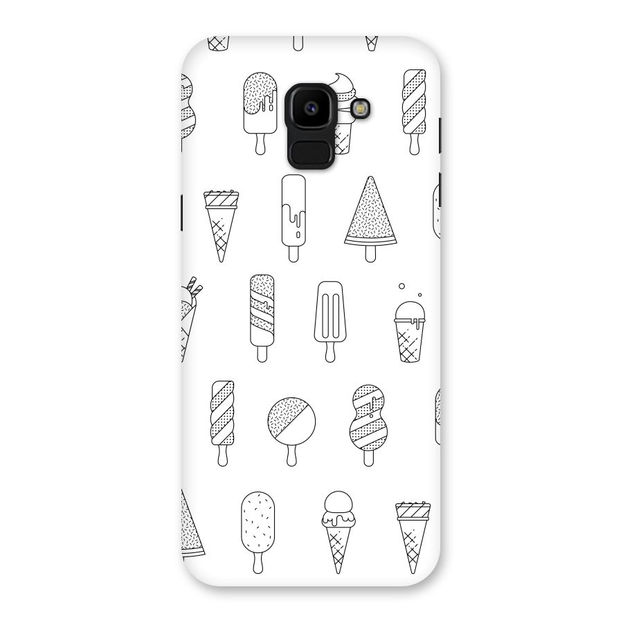 Ice Cream Lines Back Case for Galaxy J6