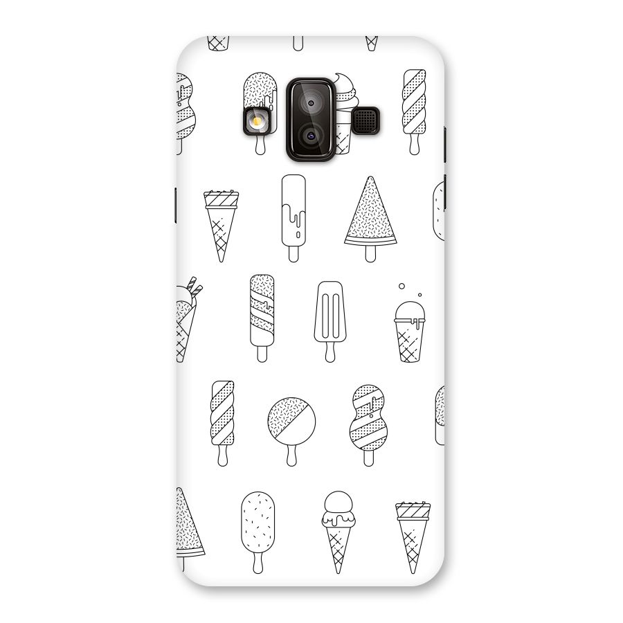 Ice Cream Lines Back Case for Galaxy J7 Duo