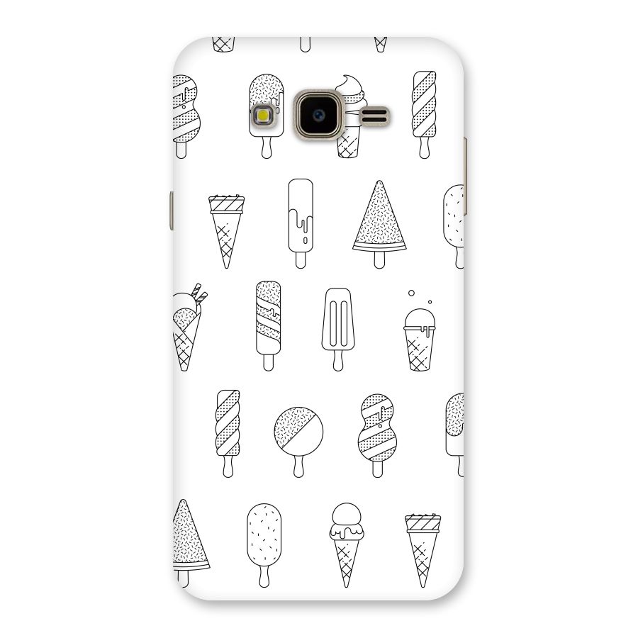 Ice Cream Lines Back Case for Galaxy J7 Nxt
