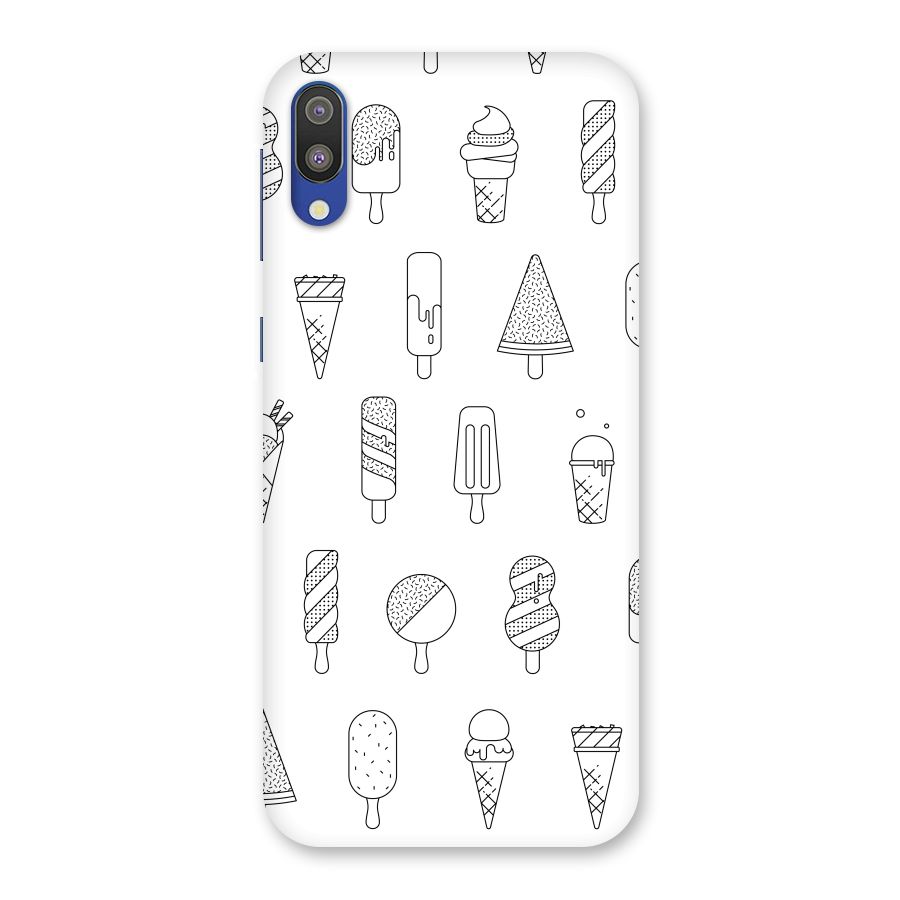 Ice Cream Lines Back Case for Galaxy M10