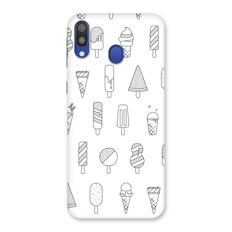 Ice Cream Lines Back Case for Galaxy M20
