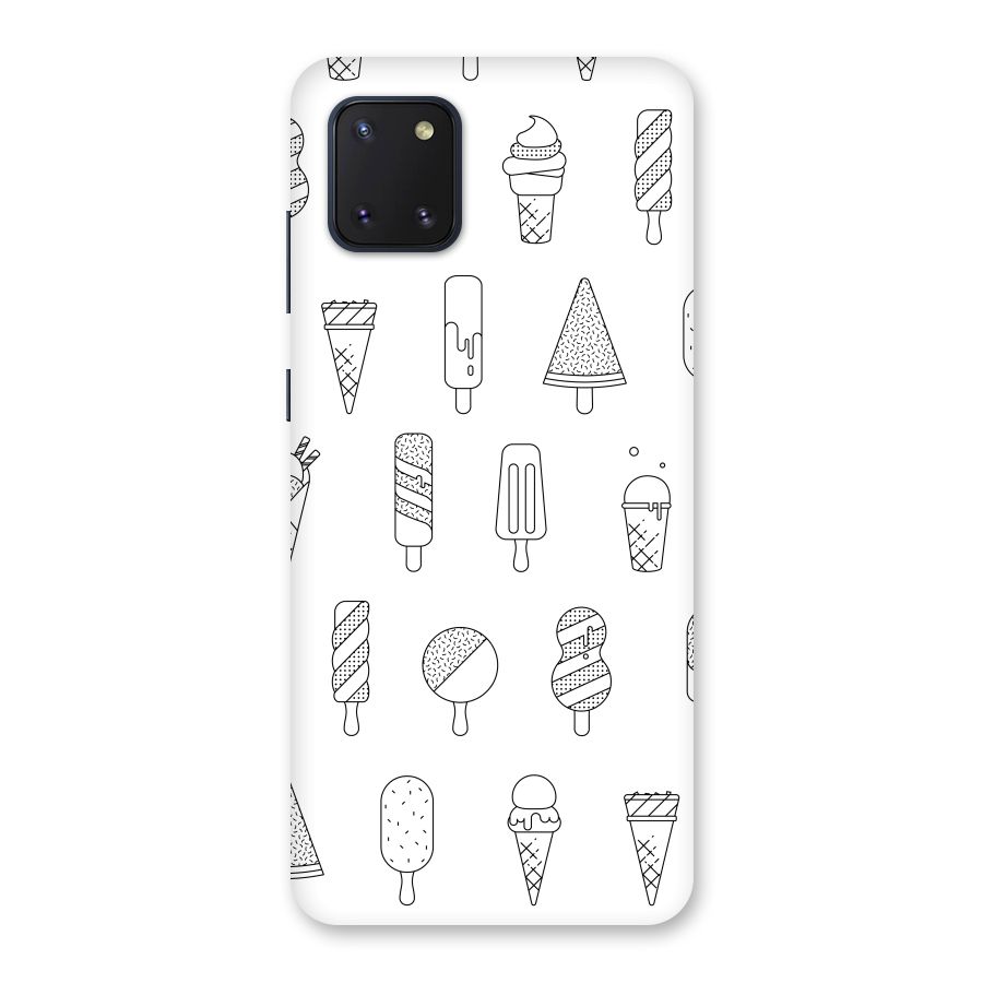 Ice Cream Lines Back Case for Galaxy Note 10 Lite