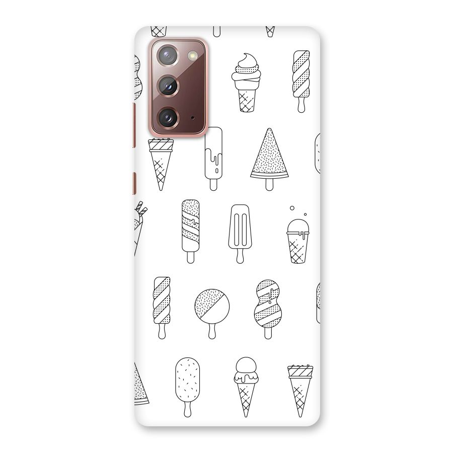 Ice Cream Lines Back Case for Galaxy Note 20