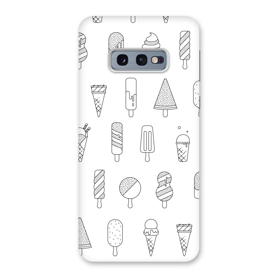 Ice Cream Lines Back Case for Galaxy S10e