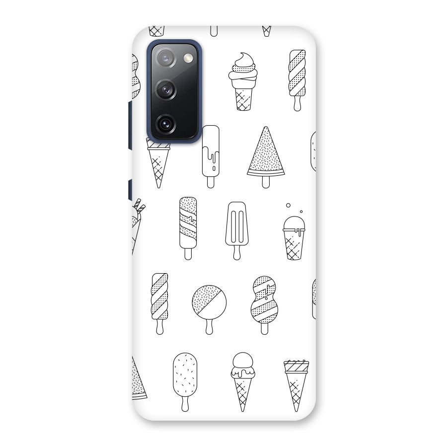 Ice Cream Lines Back Case for Galaxy S20 FE