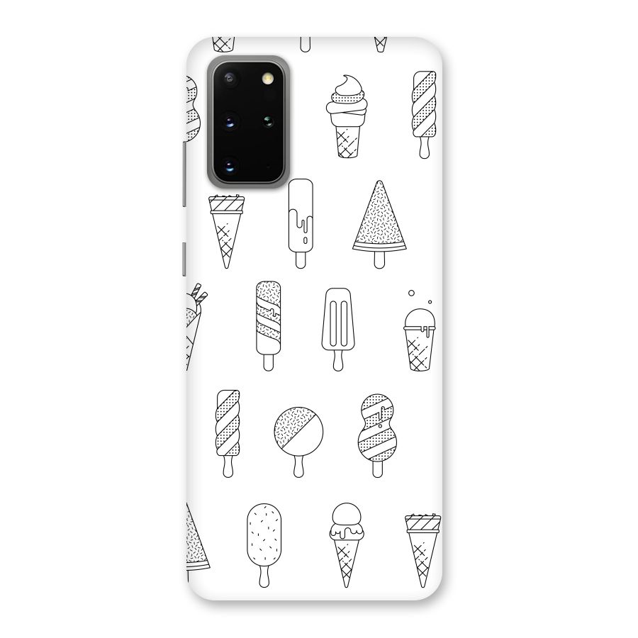 Ice Cream Lines Back Case for Galaxy S20 Plus