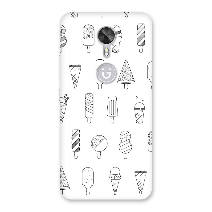 Ice Cream Lines Back Case for Gionee A1
