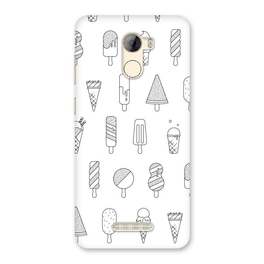 Ice Cream Lines Back Case for Gionee A1 LIte