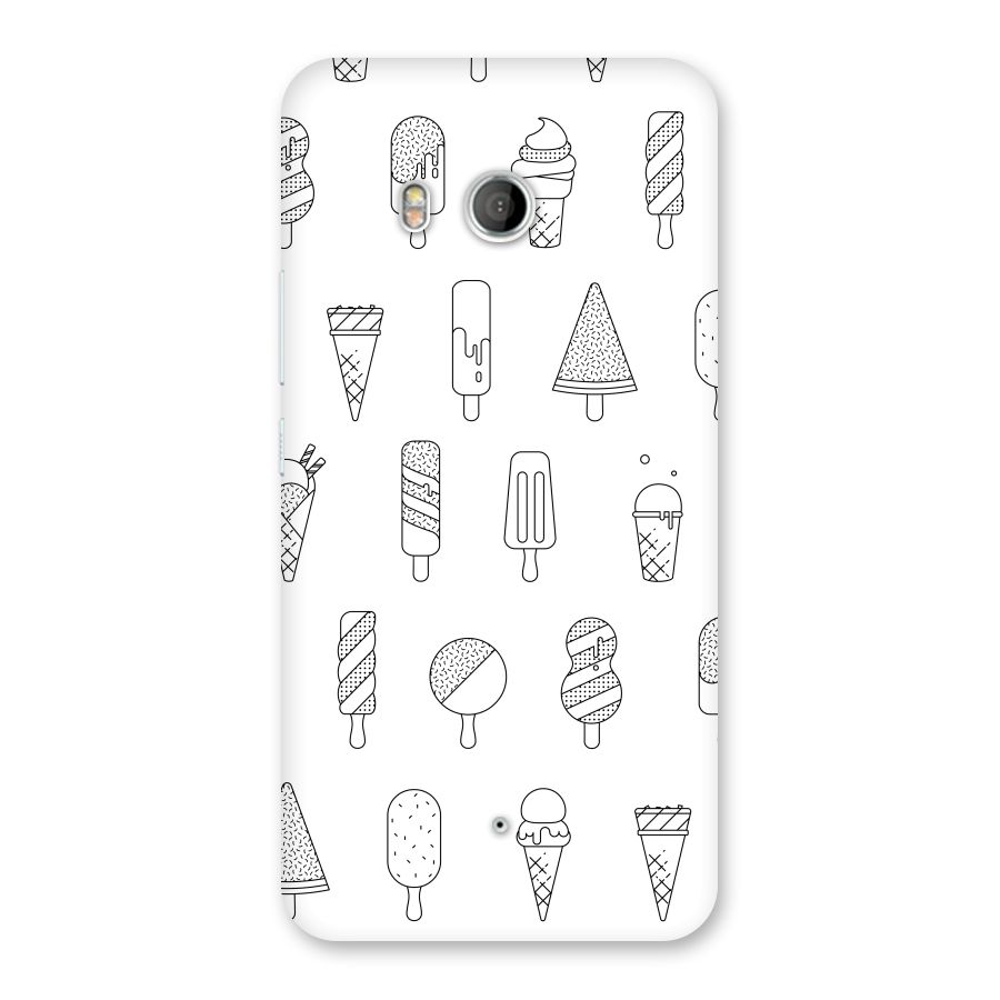 Ice Cream Lines Back Case for HTC U11
