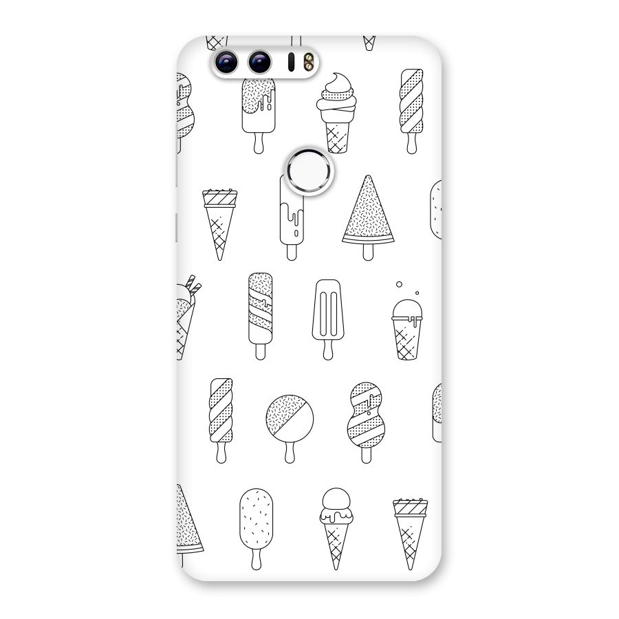 Ice Cream Lines Back Case for Honor 8
