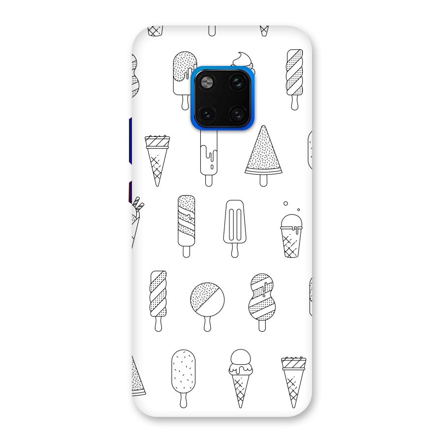 Ice Cream Lines Back Case for Huawei Mate 20 Pro
