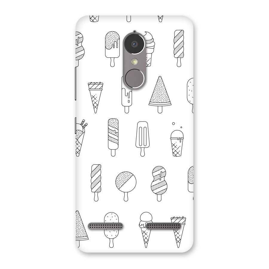 Ice Cream Lines Back Case for Lenovo K6 Power