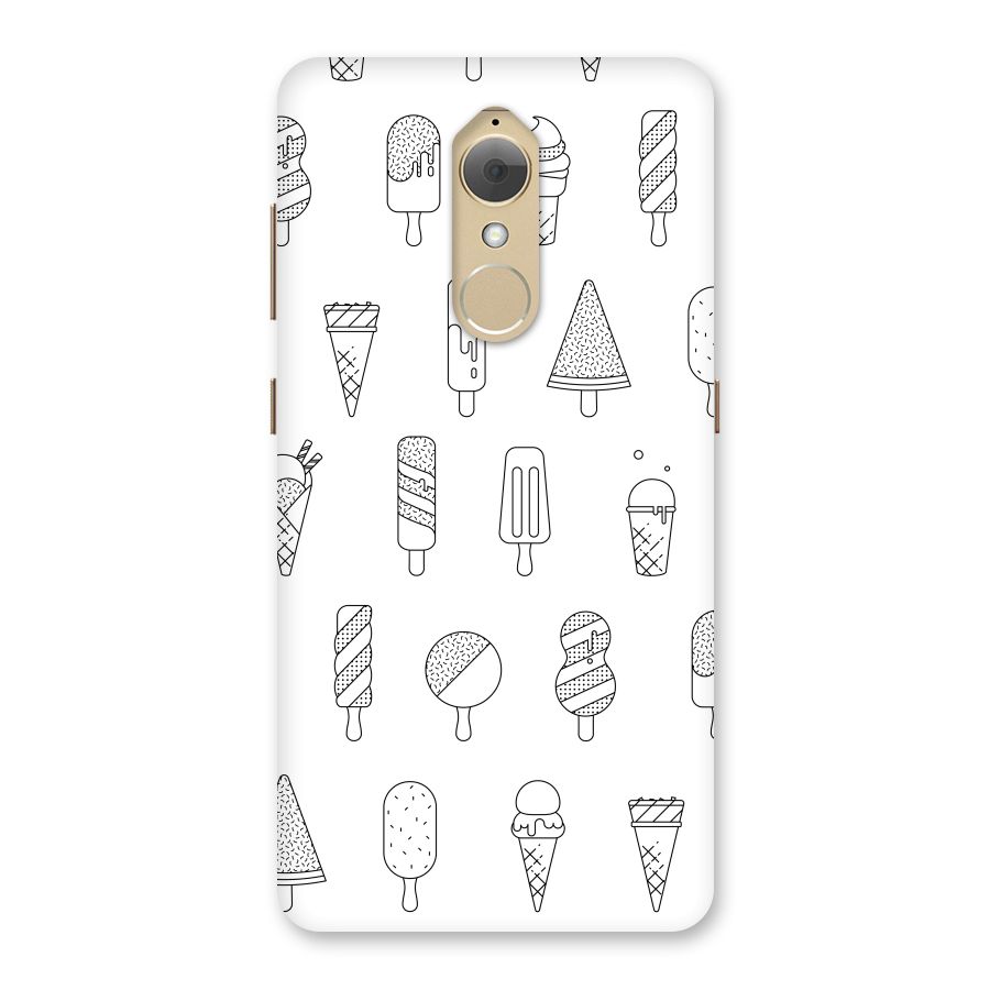 Ice Cream Lines Back Case for Lenovo K8