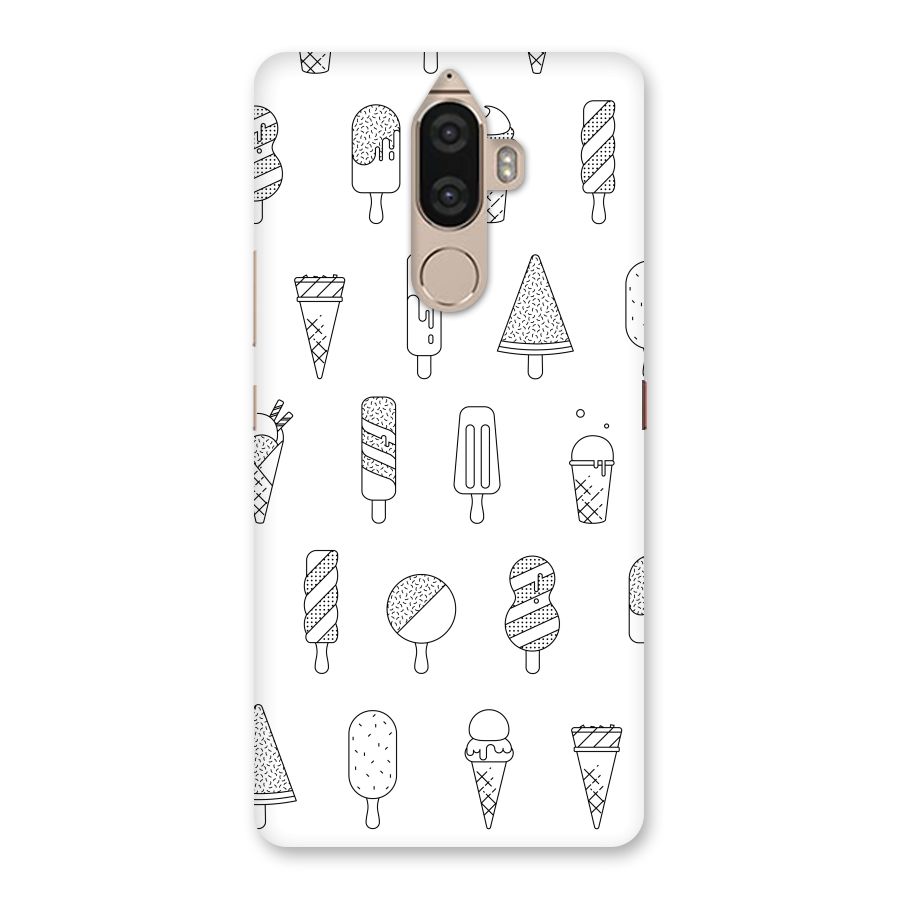 Ice Cream Lines Back Case for Lenovo K8 Note