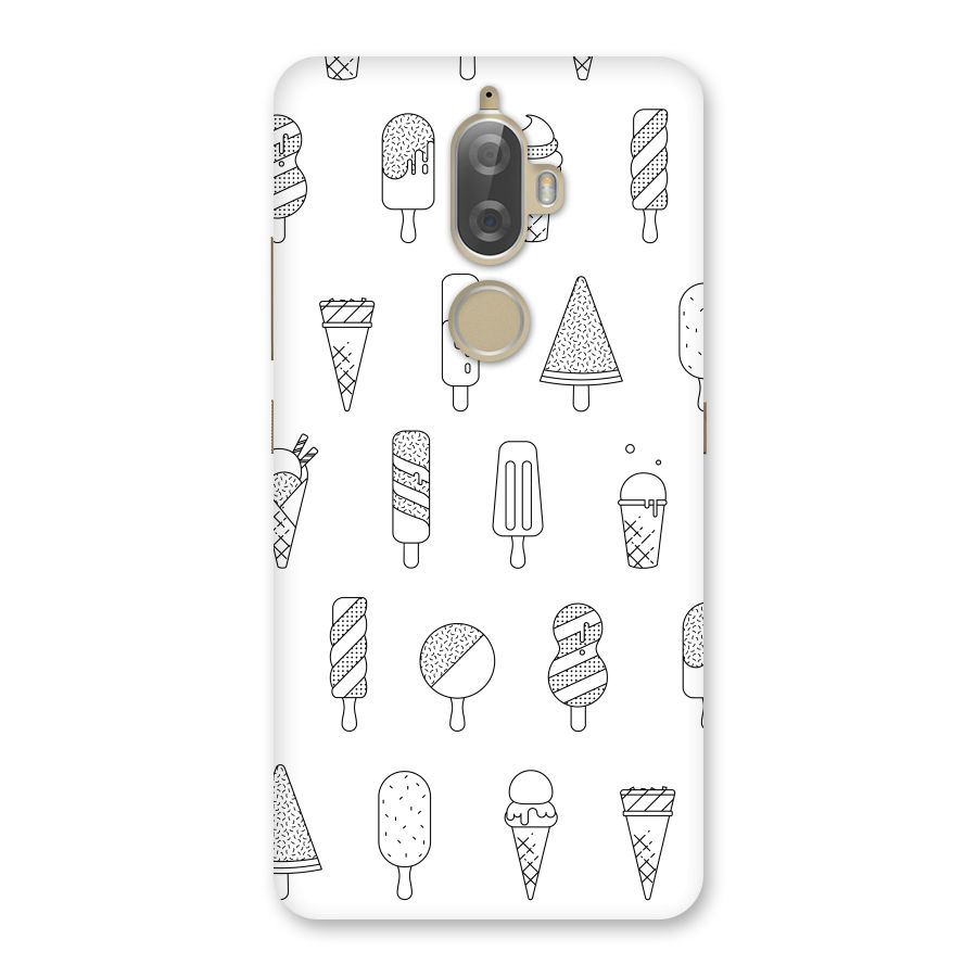 Ice Cream Lines Back Case for Lenovo K8 Plus