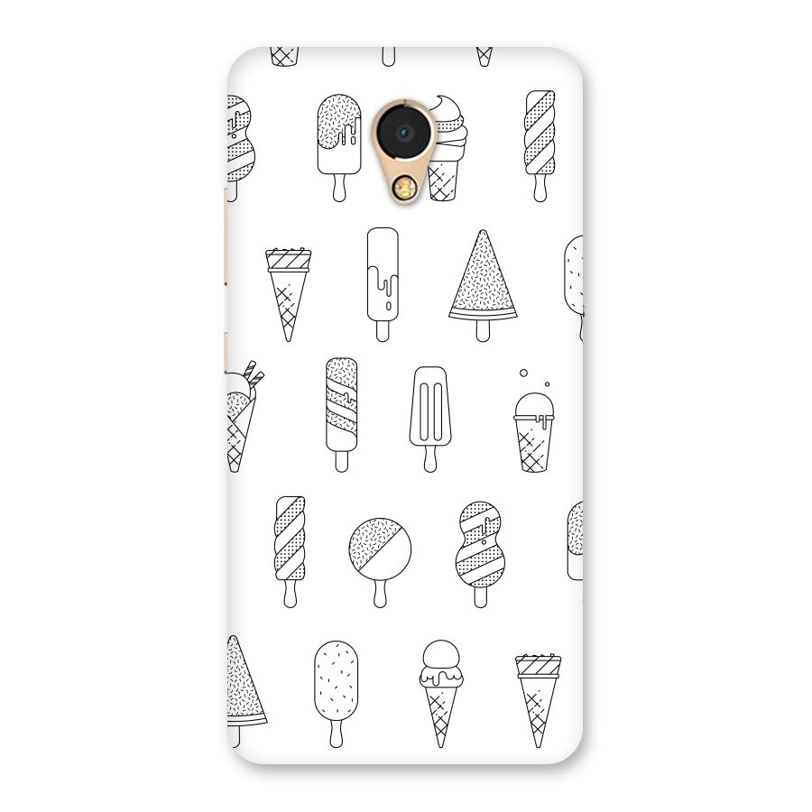 Ice Cream Lines Back Case for Lenovo P2