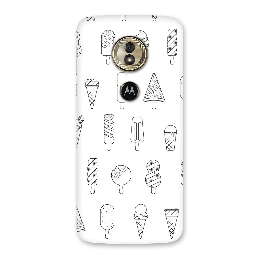 Ice Cream Lines Back Case for Moto G6 Play