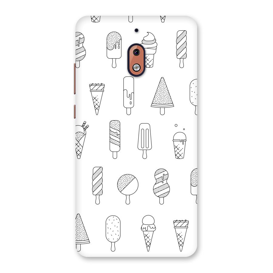Ice Cream Lines Back Case for Nokia 2.1