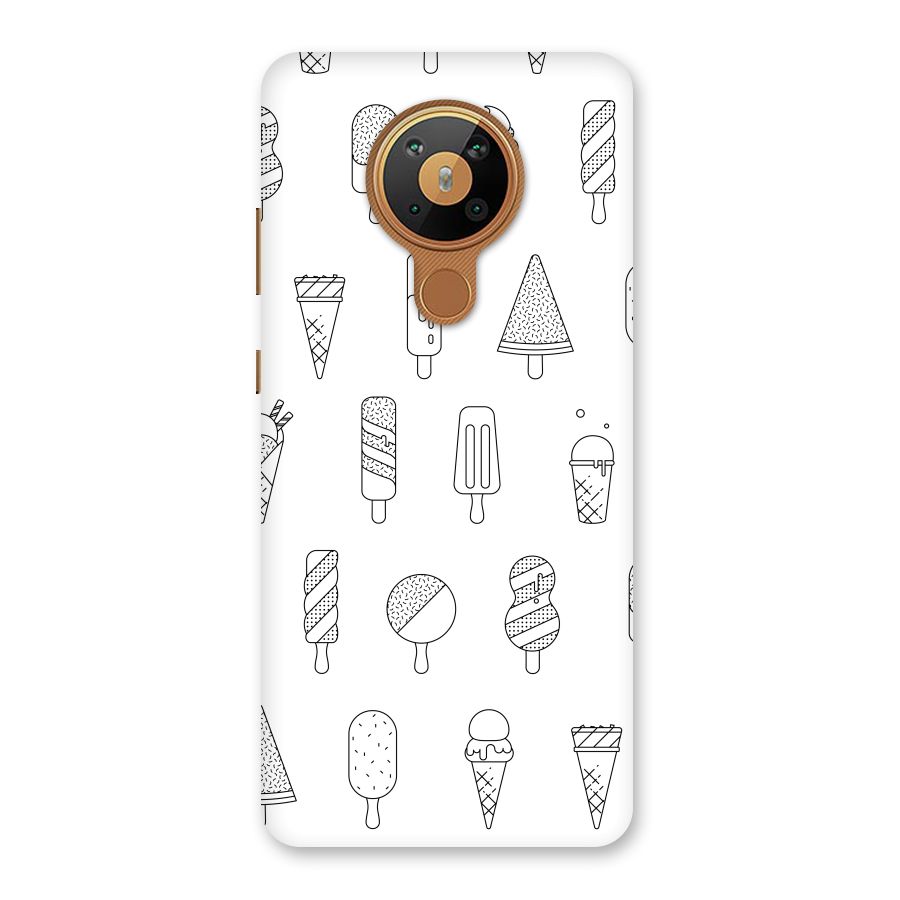 Ice Cream Lines Back Case for Nokia 5.3