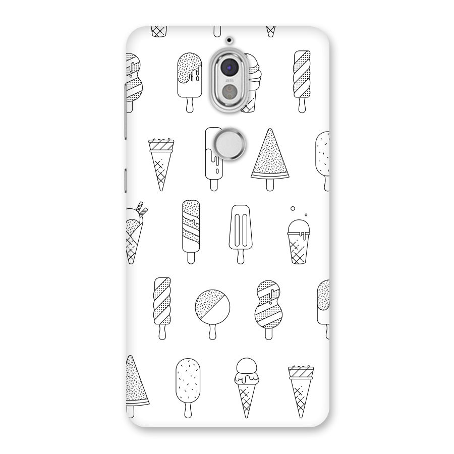 Ice Cream Lines Back Case for Nokia 7