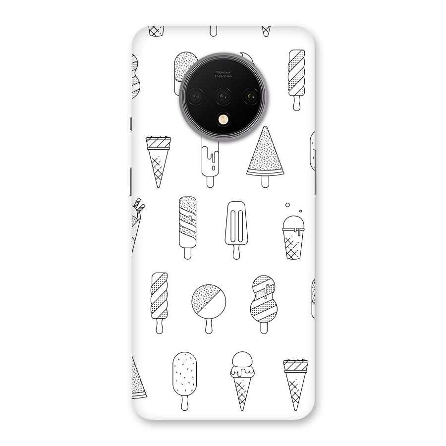 Ice Cream Lines Back Case for OnePlus 7T