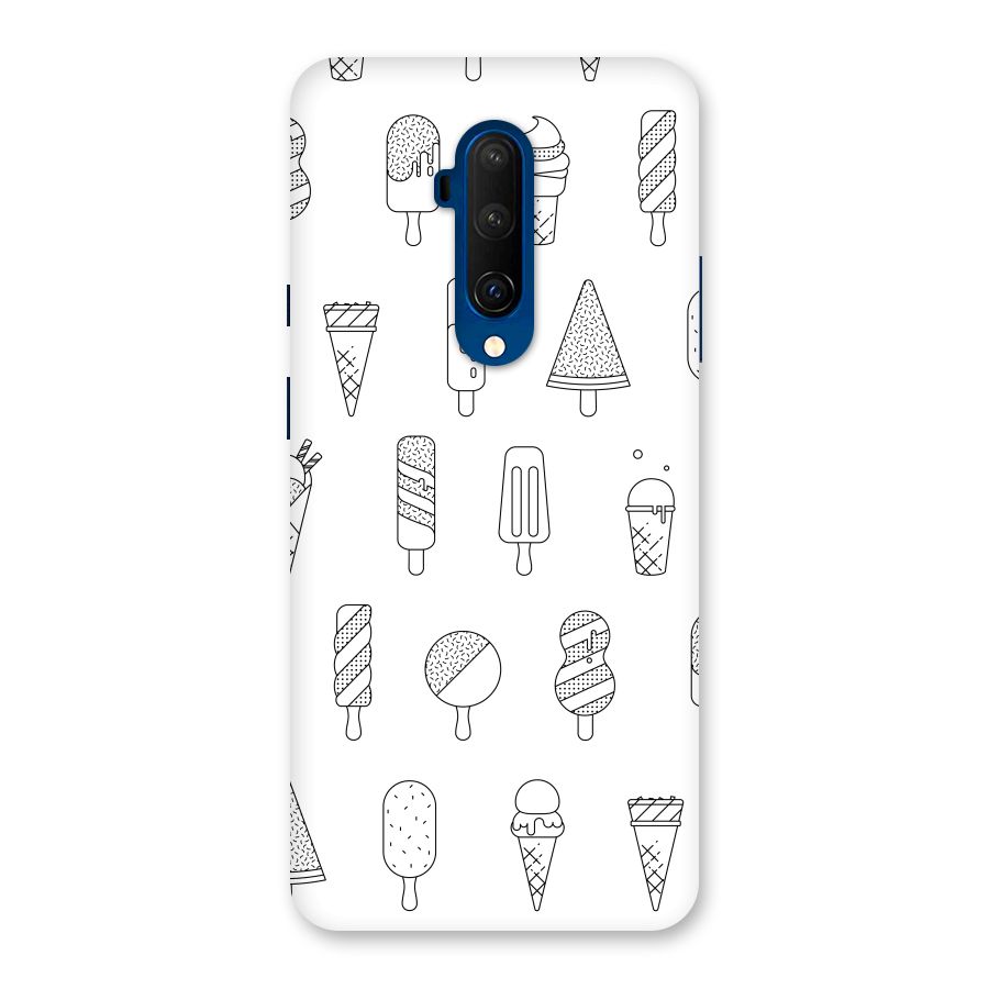 Ice Cream Lines Back Case for OnePlus 7T Pro