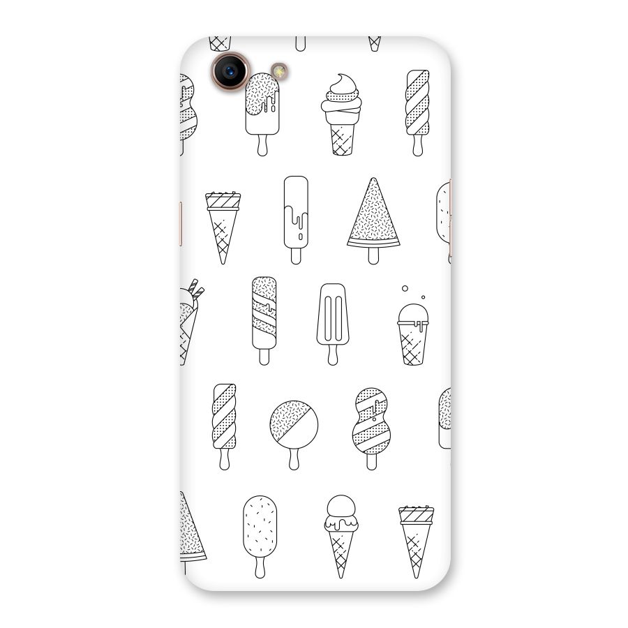 Ice Cream Lines Back Case for Oppo A83 (2018)