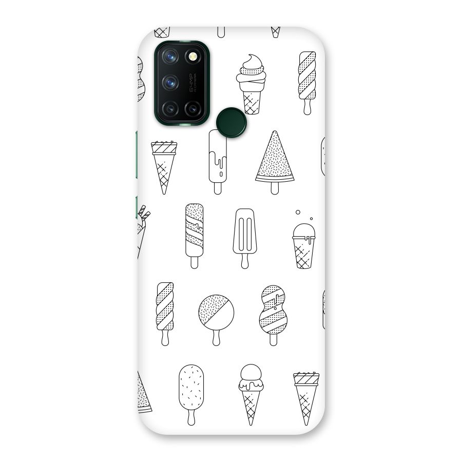 Ice Cream Lines Back Case for Realme 7i