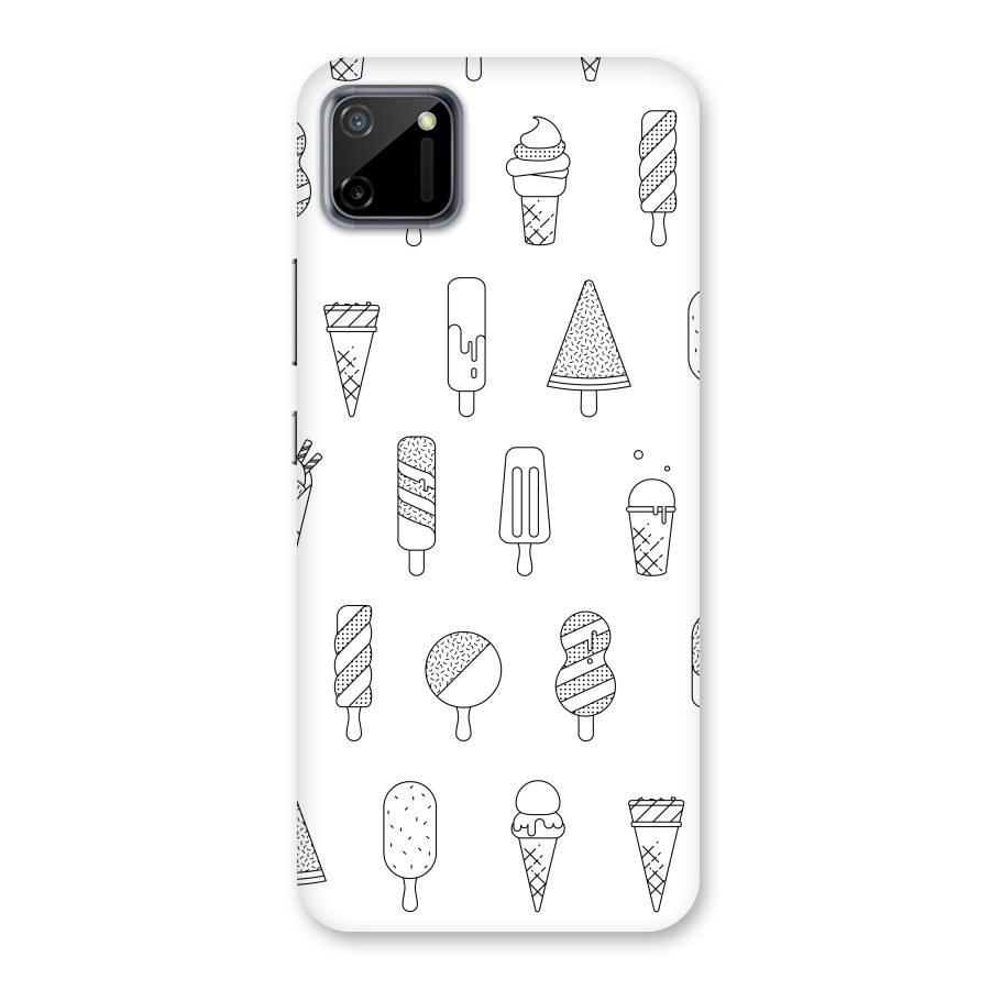 Ice Cream Lines Back Case for Realme C11