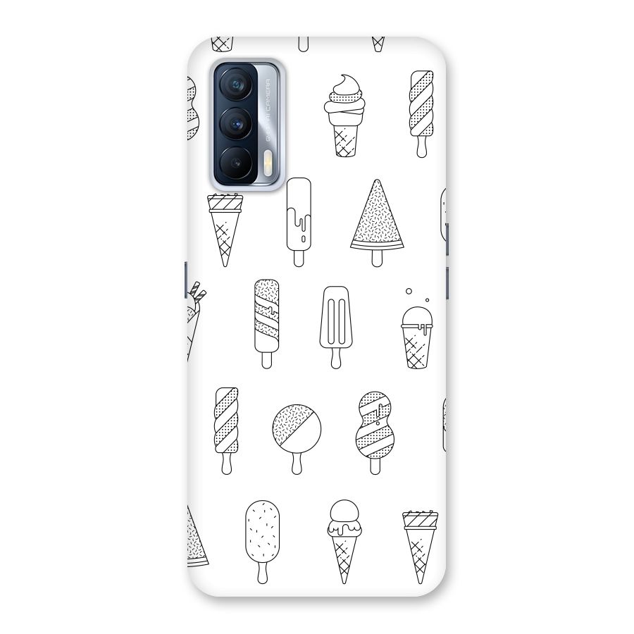 Ice Cream Lines Back Case for Realme X7