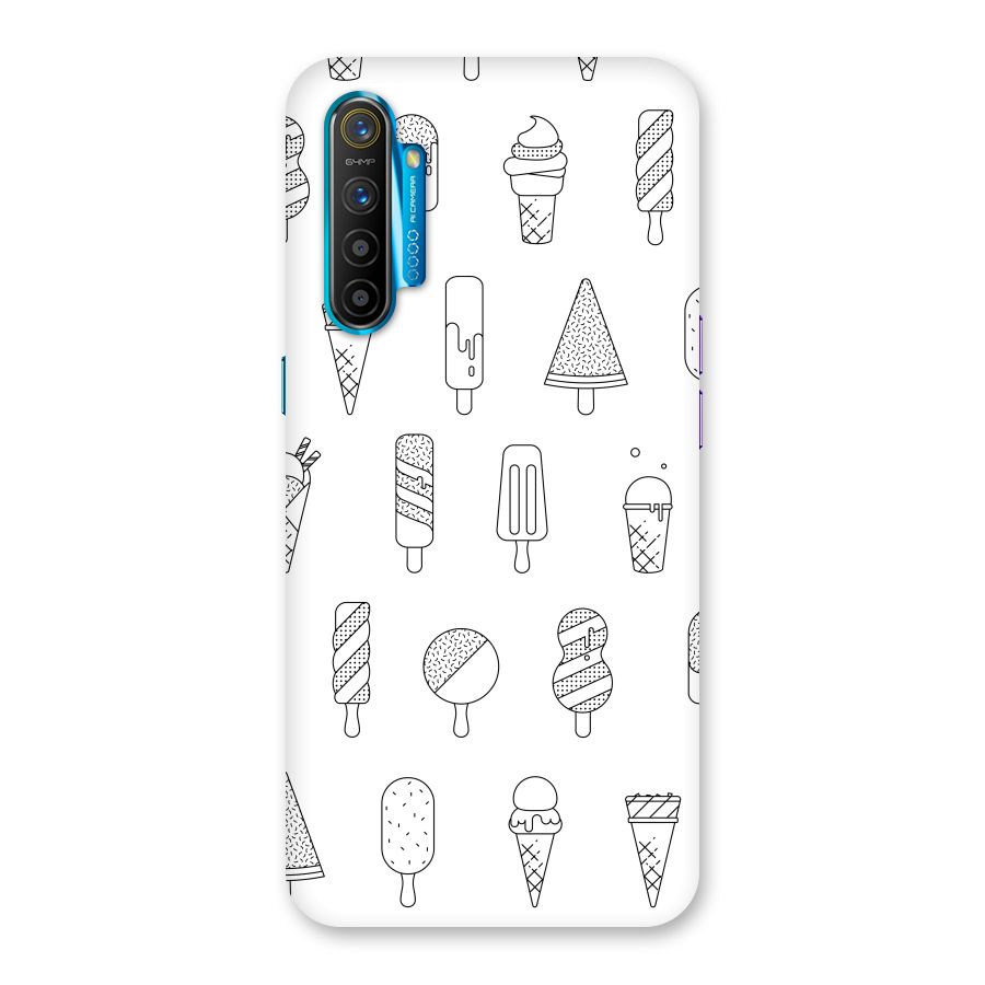Ice Cream Lines Back Case for Realme XT