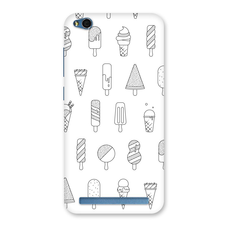 Ice Cream Lines Back Case for Redmi 5A