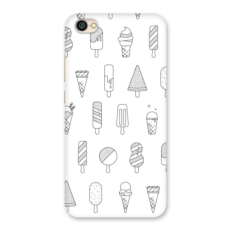 Ice Cream Lines Back Case for Redmi Y1 Lite