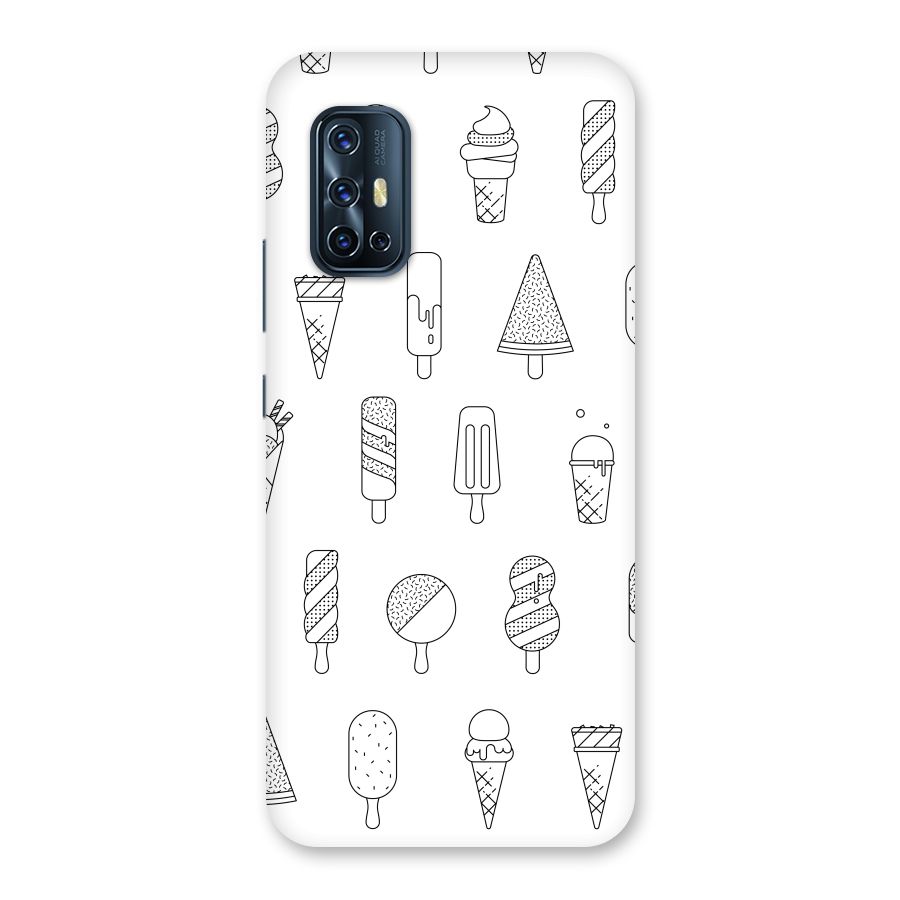 Ice Cream Lines Back Case for Vivo V17