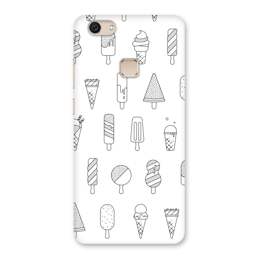 Ice Cream Lines Back Case for Vivo V7